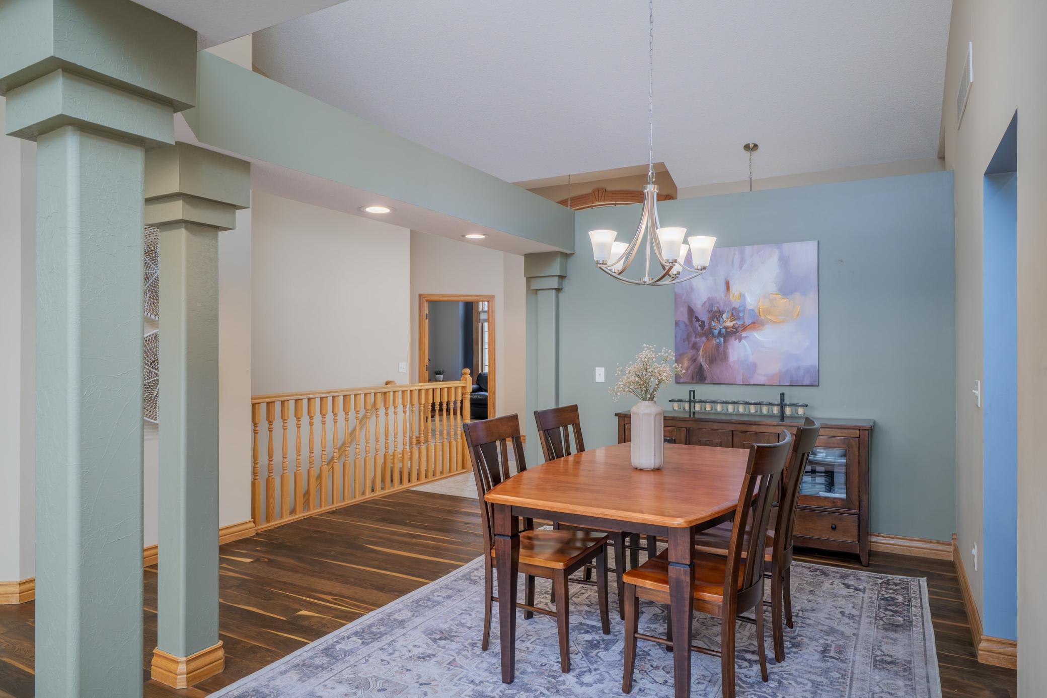 Formal dining space is perfect for entertaining friends and family.