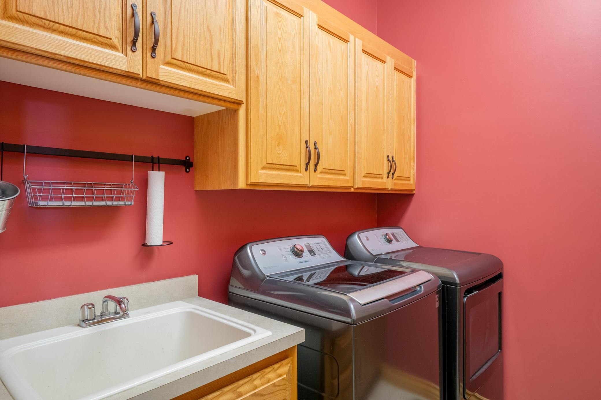 Don't miss this main floor laundry room!