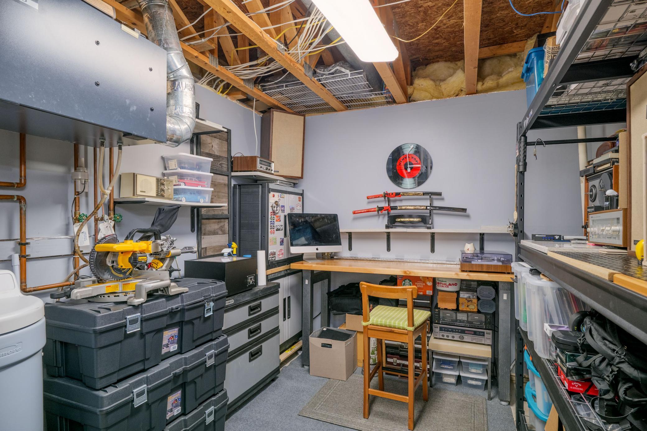 This home has no shortage of storage & utility space.