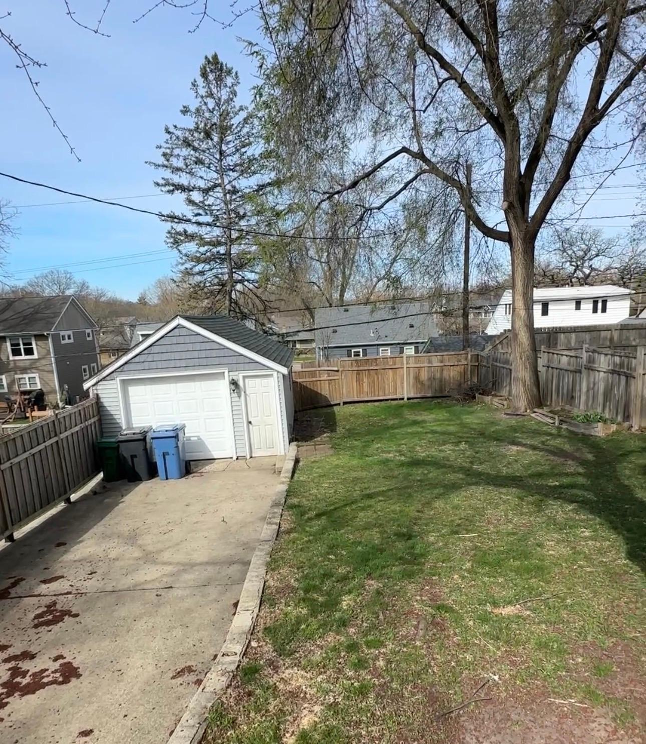 Amazing 1.5 car garage, fully fenced backyard features deck and patio spaces.