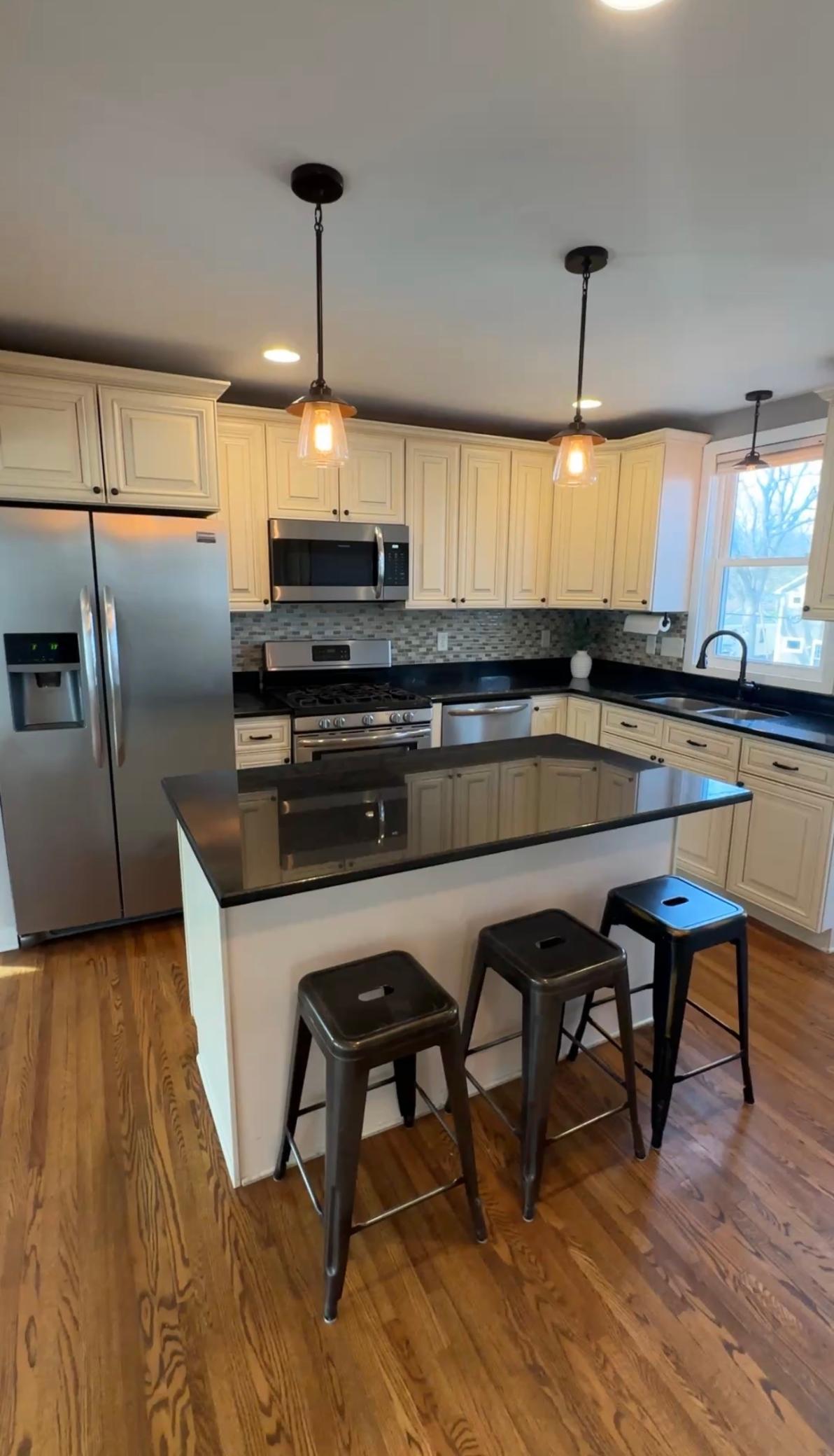 Amazing open concept with updated kitchen and fantastic center island.