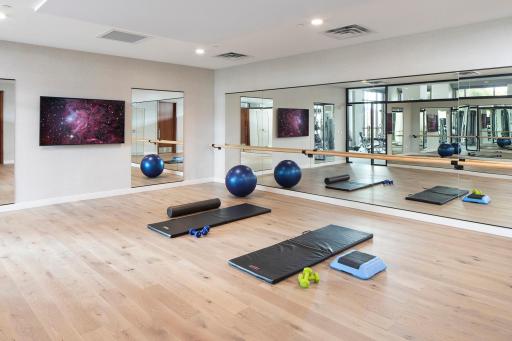 Carlyle Yoga Room can be used 24/7