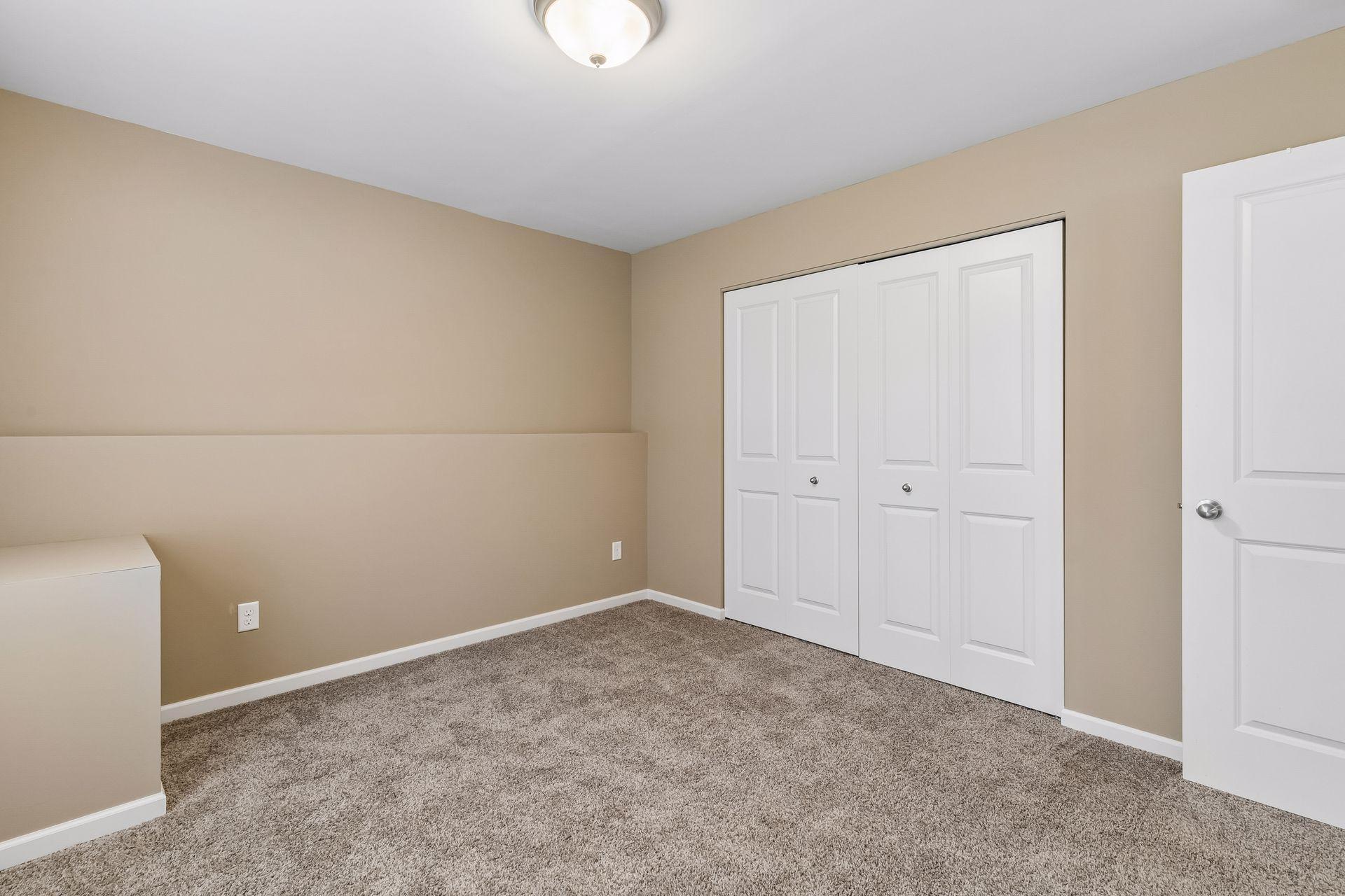 Fully finished legal lower level bedroom