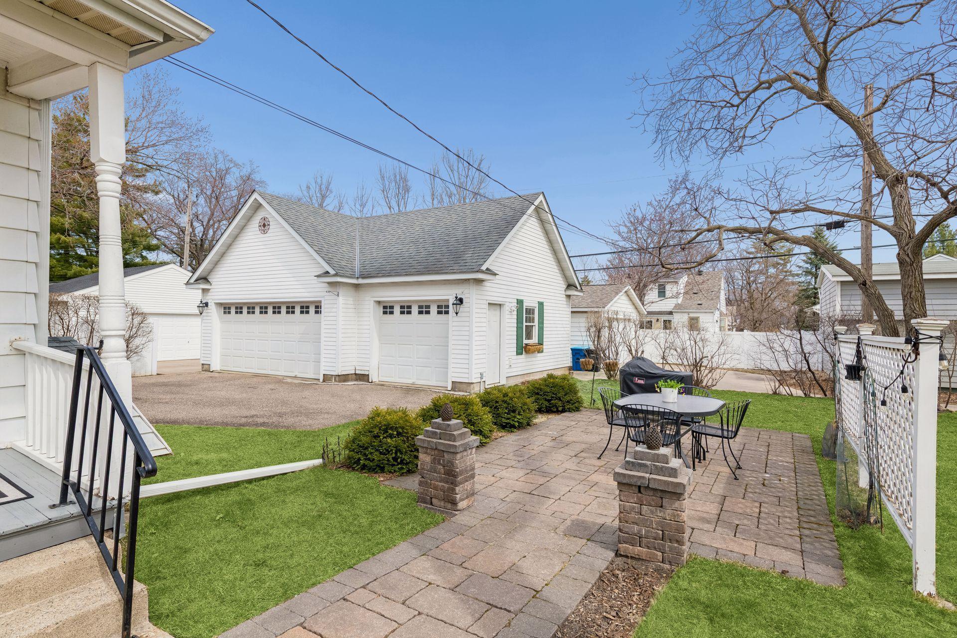 From the inviting porches to the patio, the double lot offers endless fun for outdoor enjoyment.