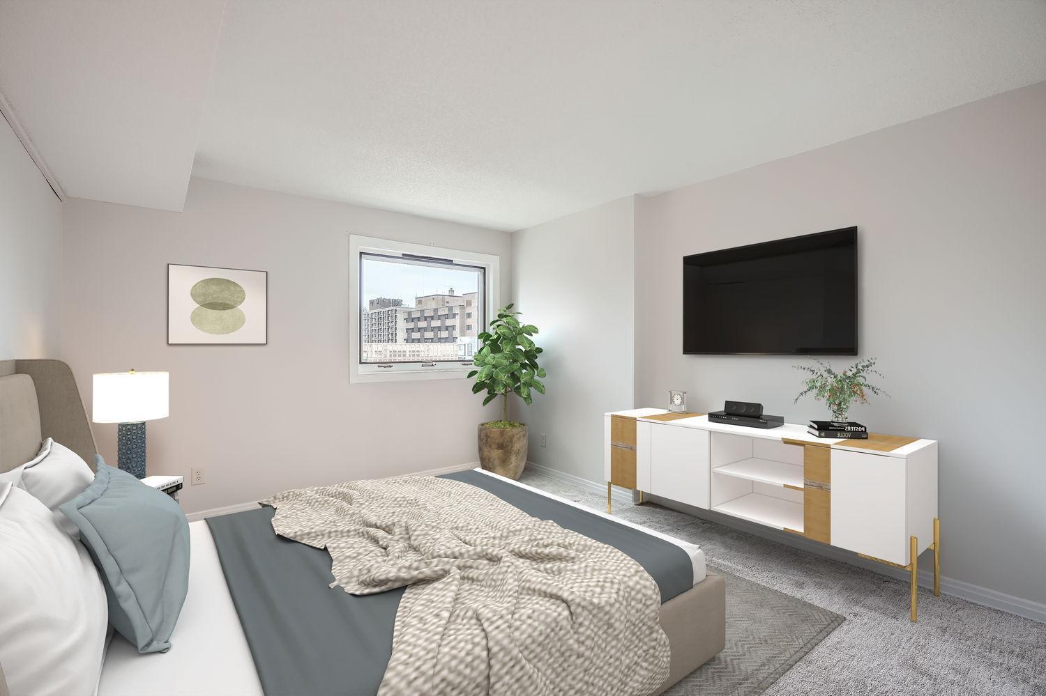 Primary Bedroom (Virtually Staged)