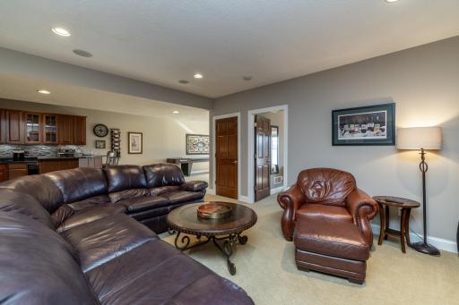 Amusement room off of wet bar/second kitchen