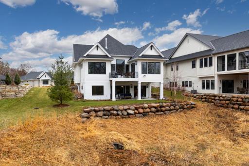 Spacious deck overlooking private natural setting
