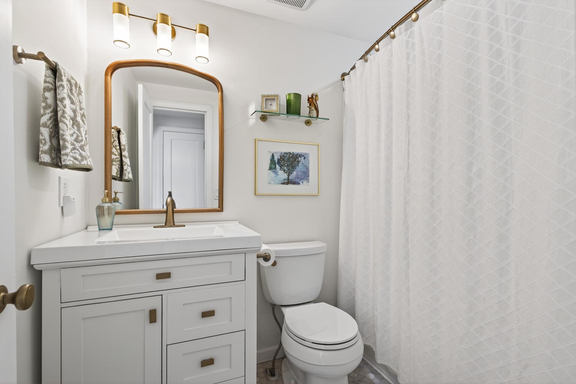 Full bathroom on main floor.