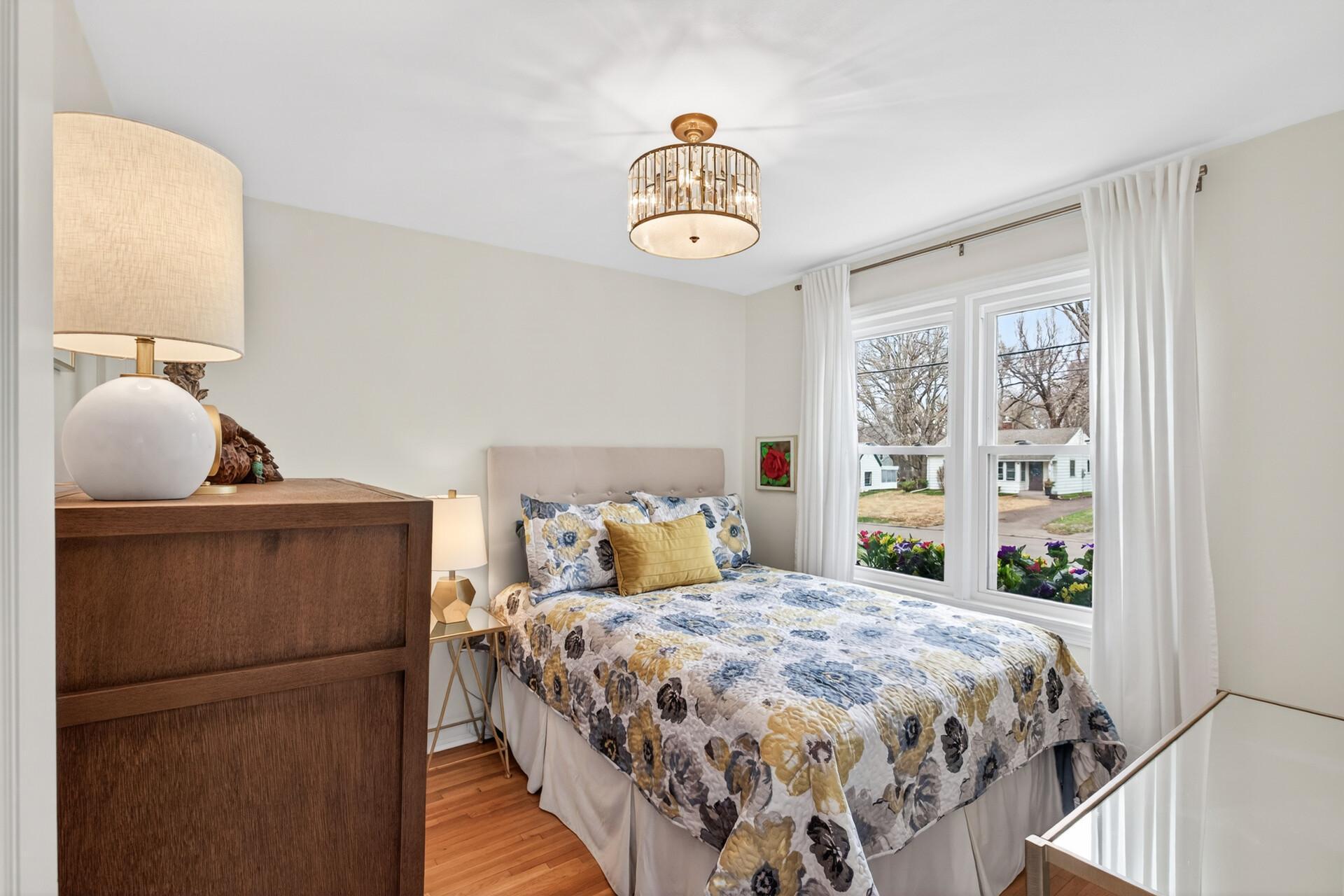 First bedroom one on main floor.