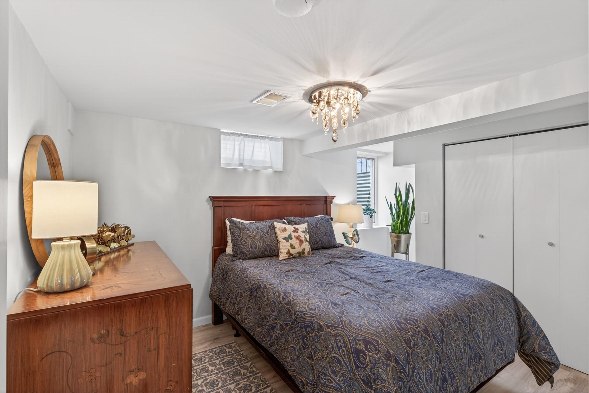 Third bedroom on lower level.