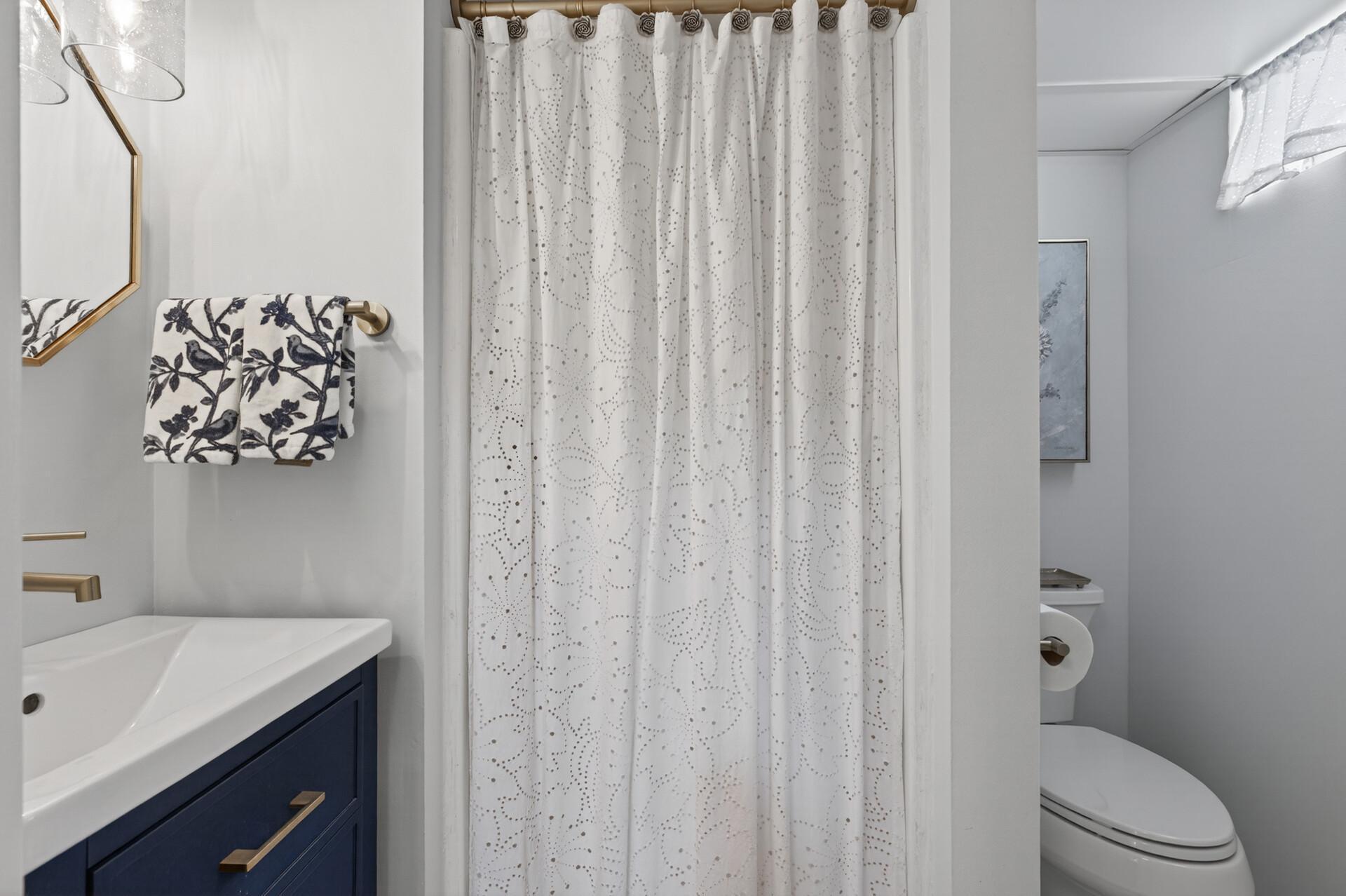 Second bathroom on lower level.