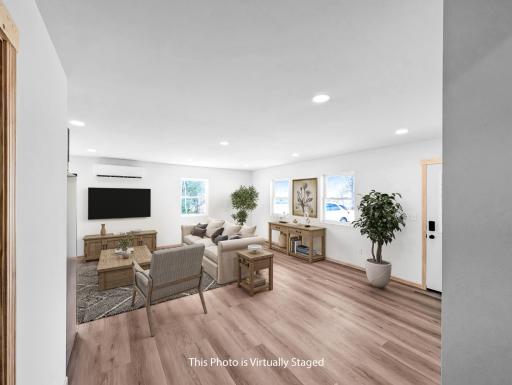 This is a Virtually Staged Living room to show you the potential of Your great New Living room
