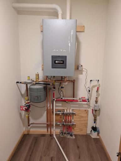 Infoor heat and a mini split for heating experience.