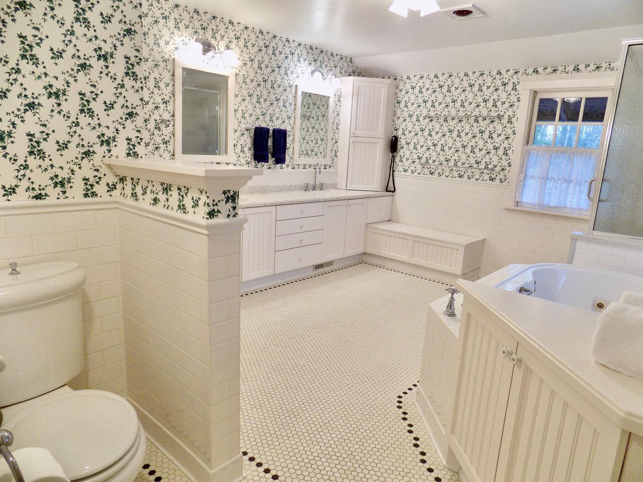 Large bathrooom upper level