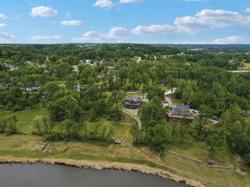 Aerial Back of Home Summer
