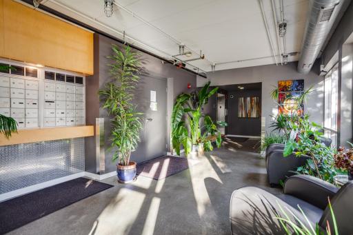 Lobby and Garage Entrance