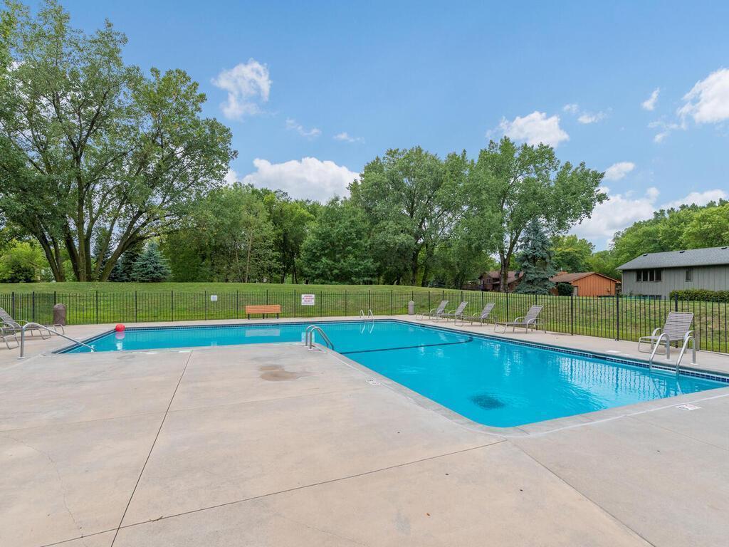 Community Pool with home in the background!