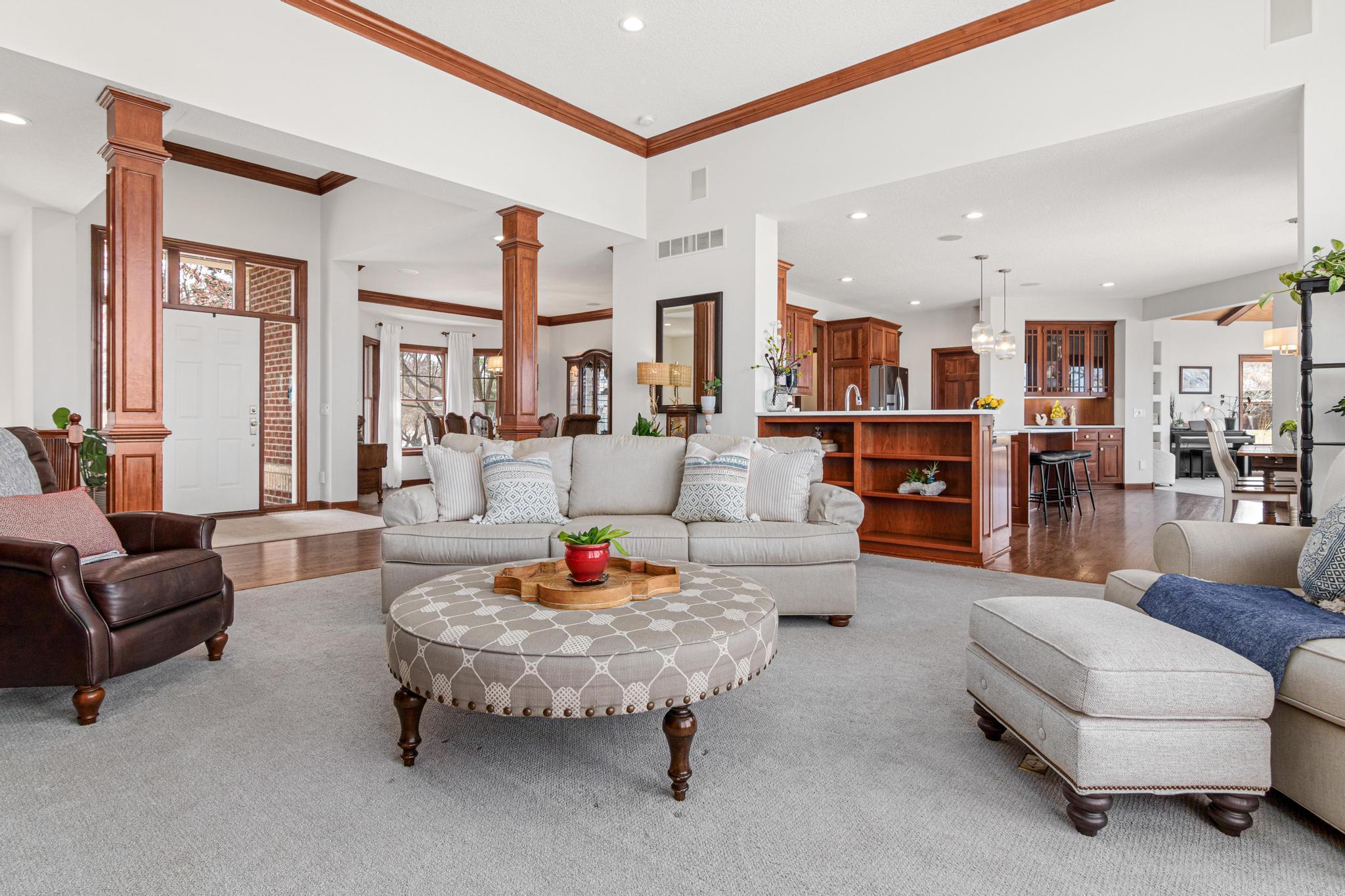 Sophisticated open-concept design with refined finishes and seamless flow between living spaces.