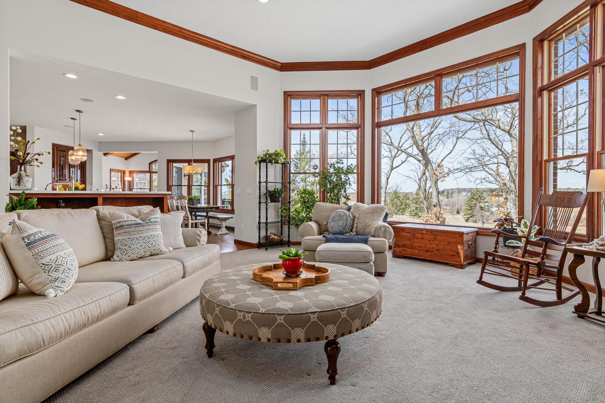 Open-concept design connects the main living spaces, enhanced by natural light and refined finishes.