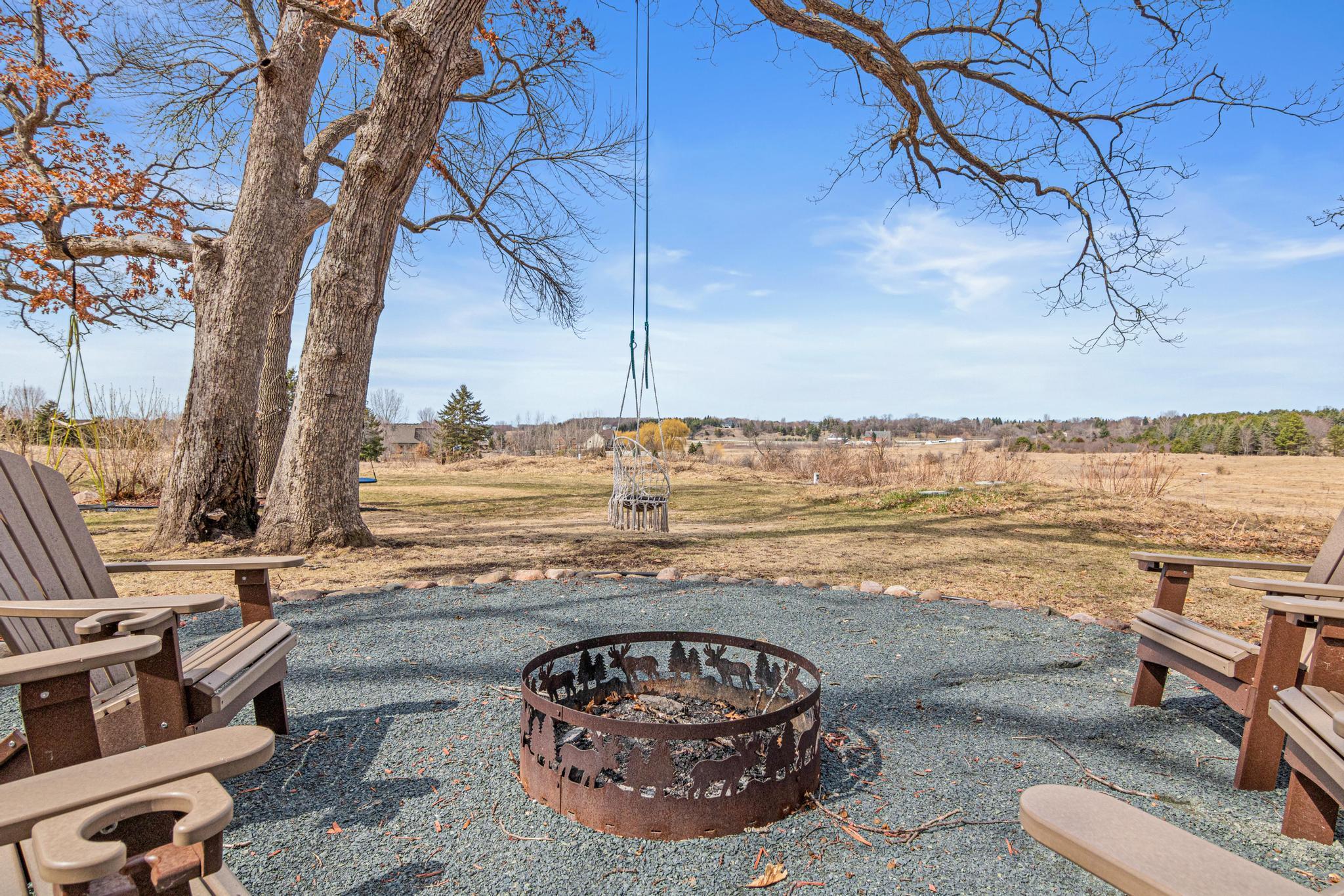 Invite friends over for roasting marshmallows, telling campfire stories and more.