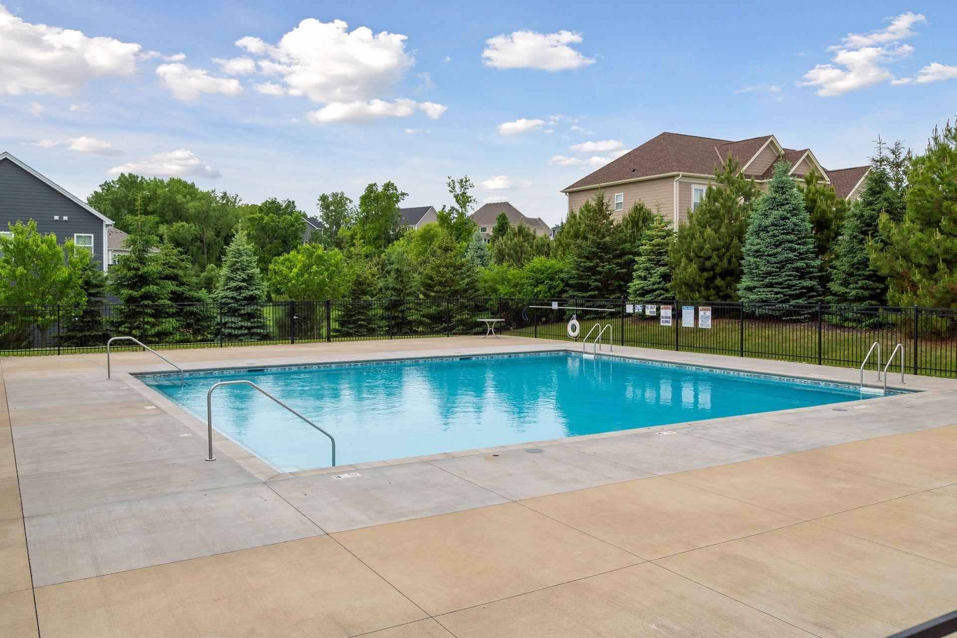 The community pool awaits.