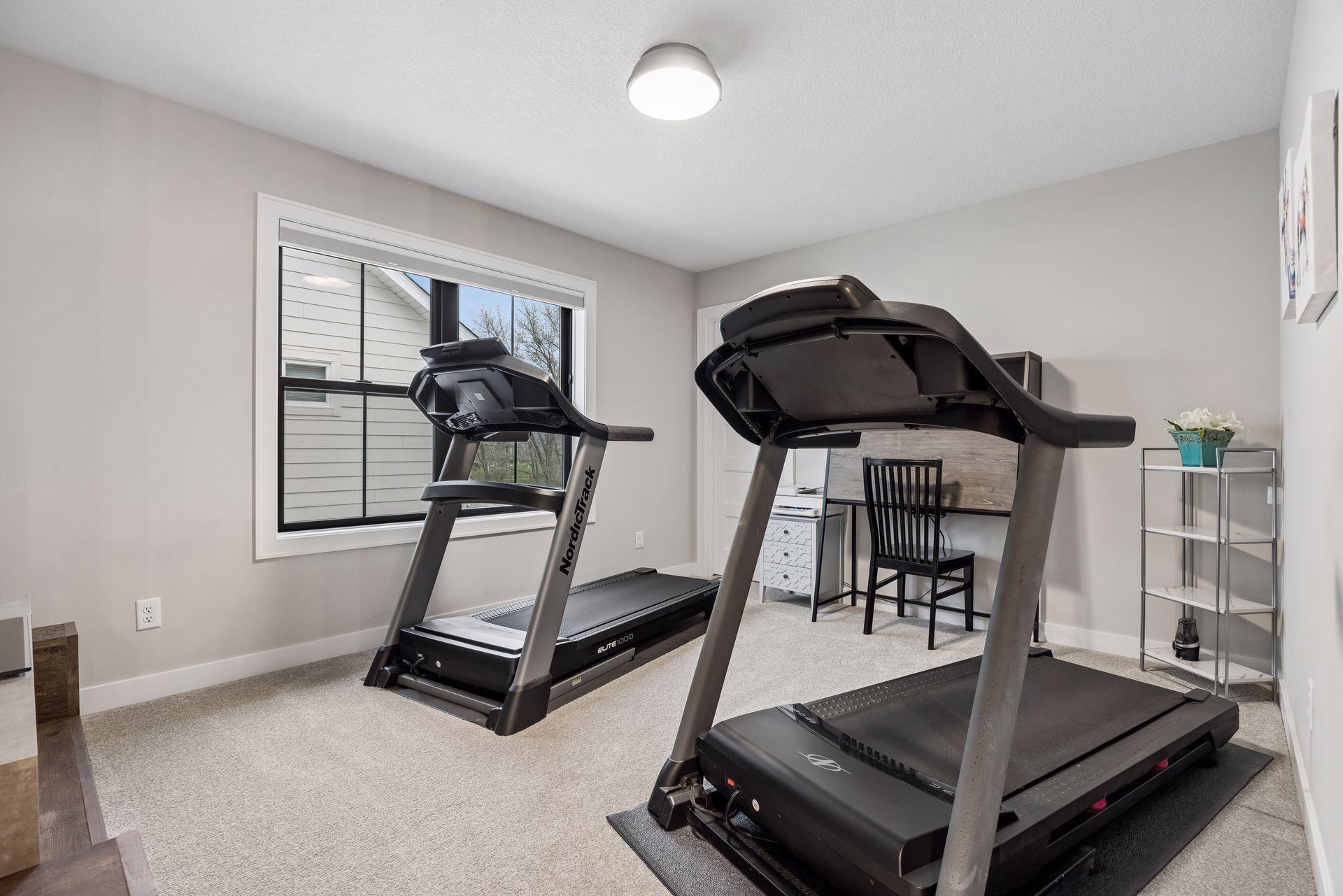 #4 Bedroom used as a workout space