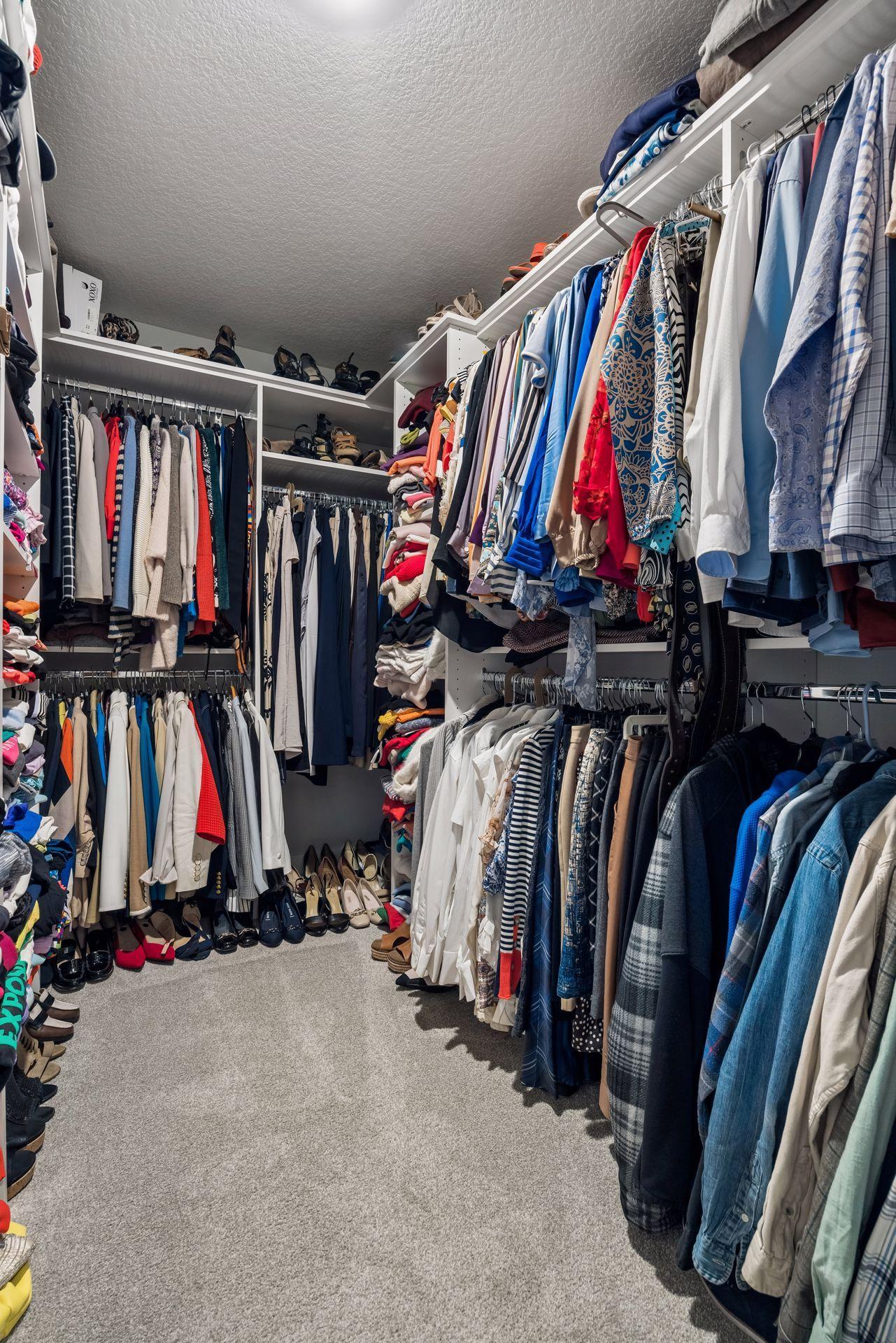 Walk in Closet in Primary Ensuite