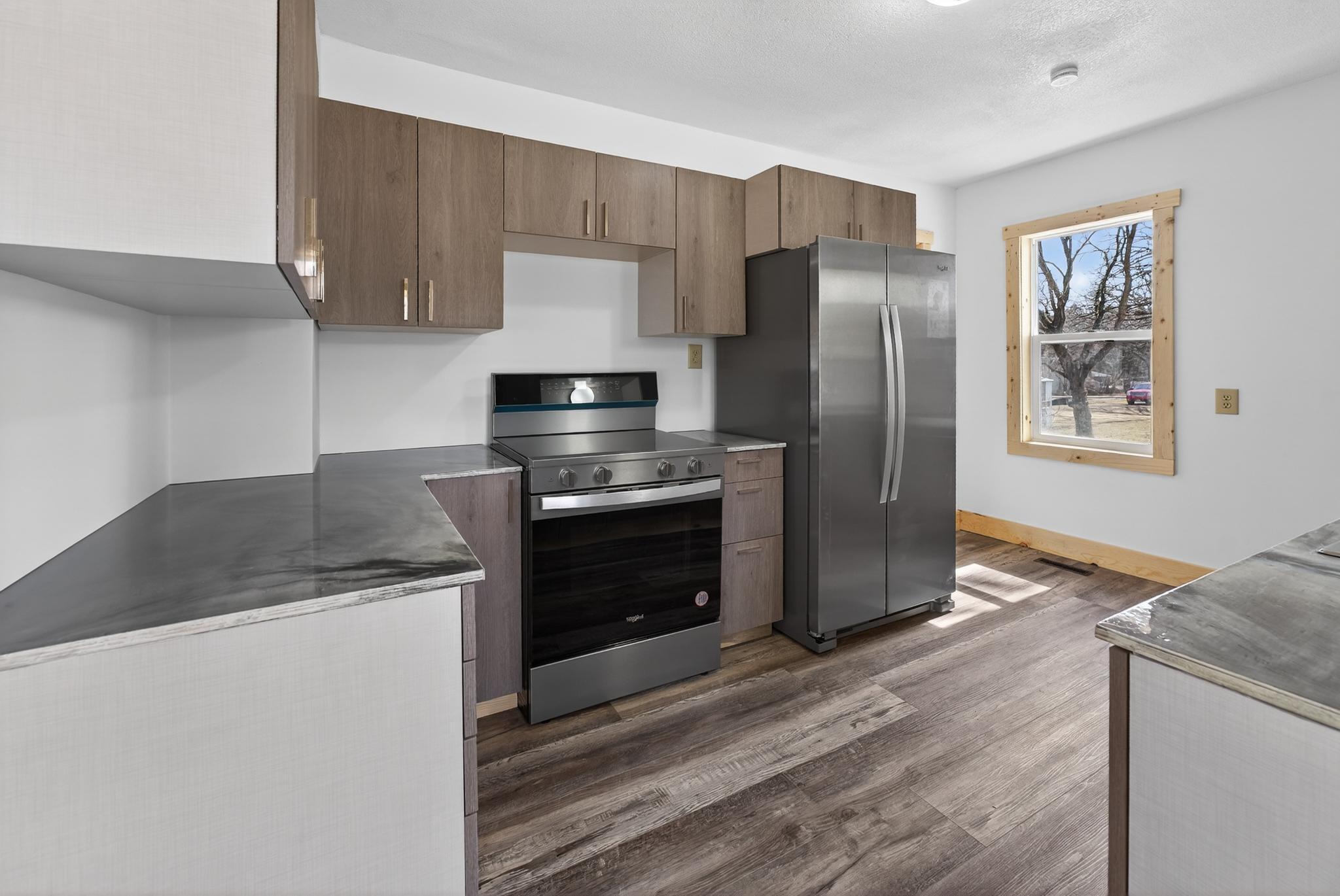 New appliances - cupboards and custom counter tops