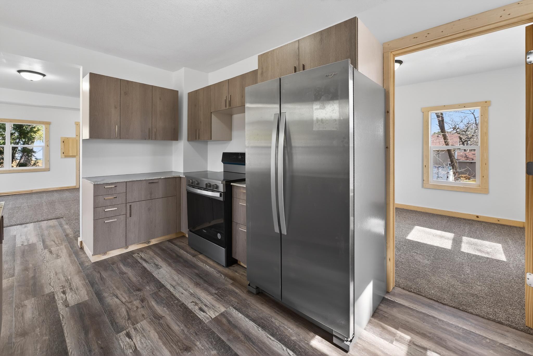 All new stainless steel appliances