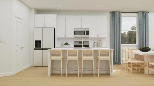 (All the following photos are renderings, actual finishes may vary.)