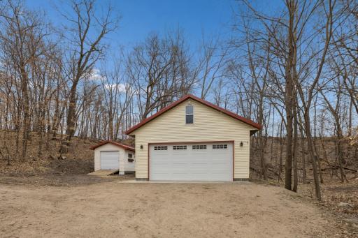 Across the driveway from the home is a oversized three stall garage that is insulated and finished. Measuring 36x24 tallying up to 864sqft this space is perfect for storing your tools, hobbies and toys.