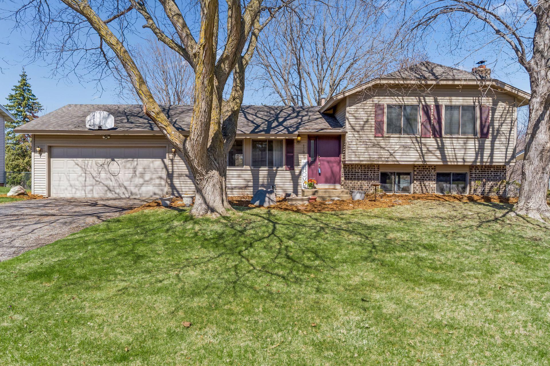 Welcome to this well-maintained 3-bedroom, 2-bathroom, 2-car garage home located at 1700 E 116th St, Burnsville, MN 55337, offering comfortable living in a desirable Burnsville location. Attractive front exterior featuring mature trees, spacious yard