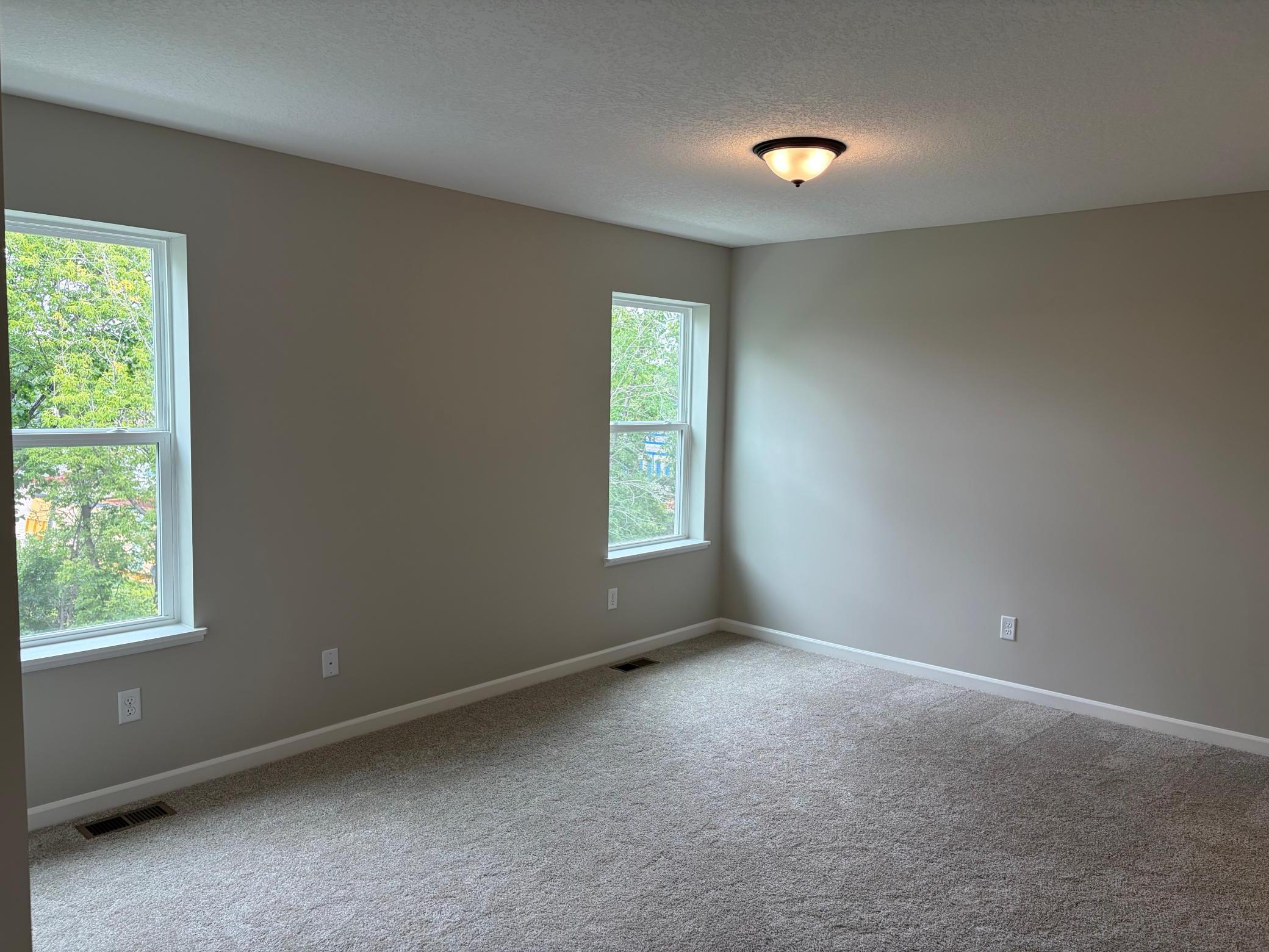 In the Owner’s bedroom there is plenty of space for a king size bed and enough closet space to handle even the biggest garment collection.