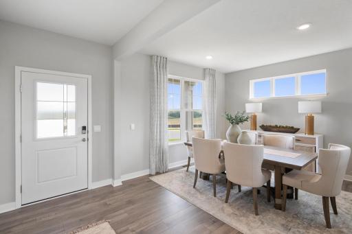 Guests will love your wonderful dining or flex room.