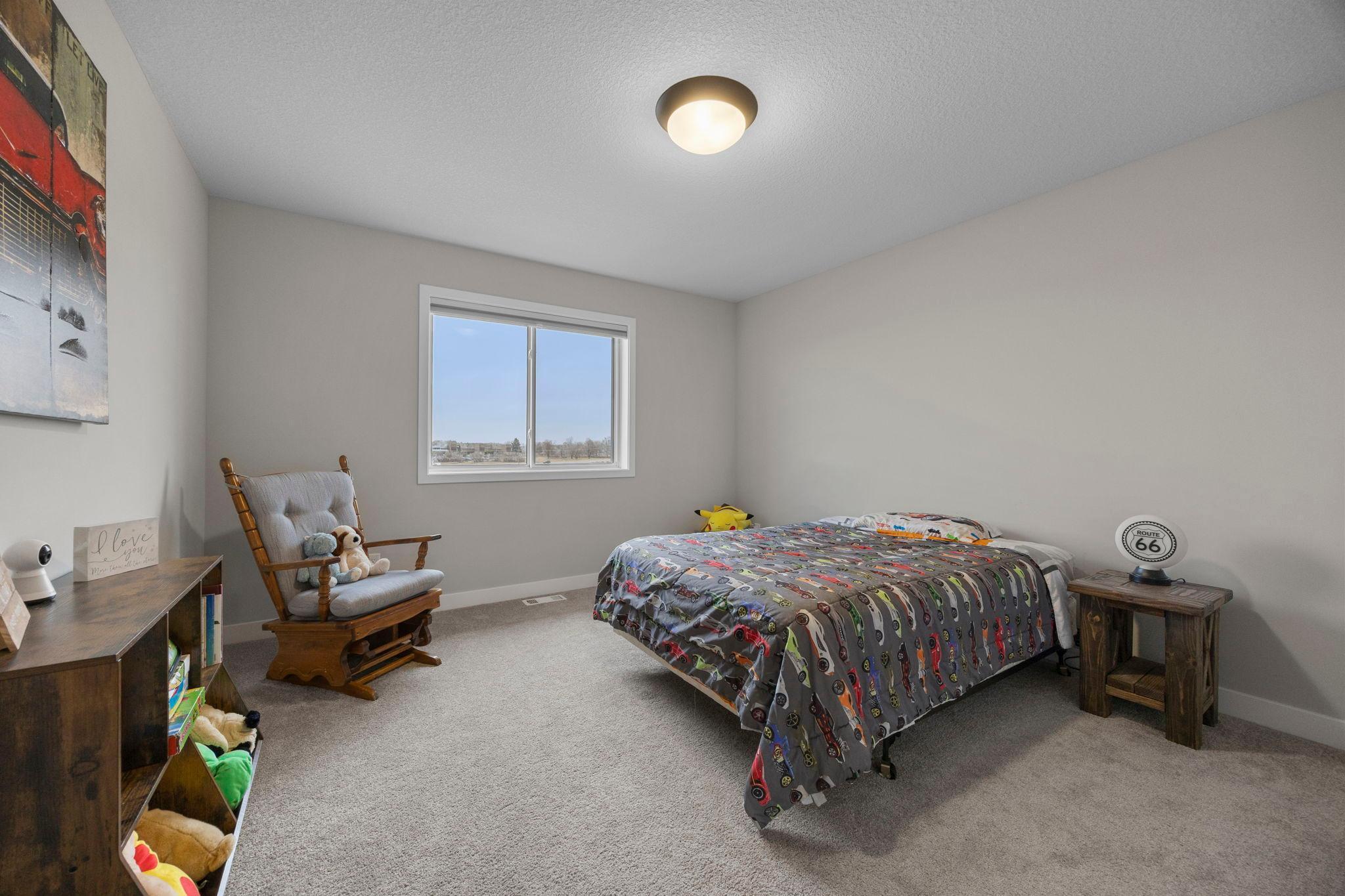 Upper level bedroom three.