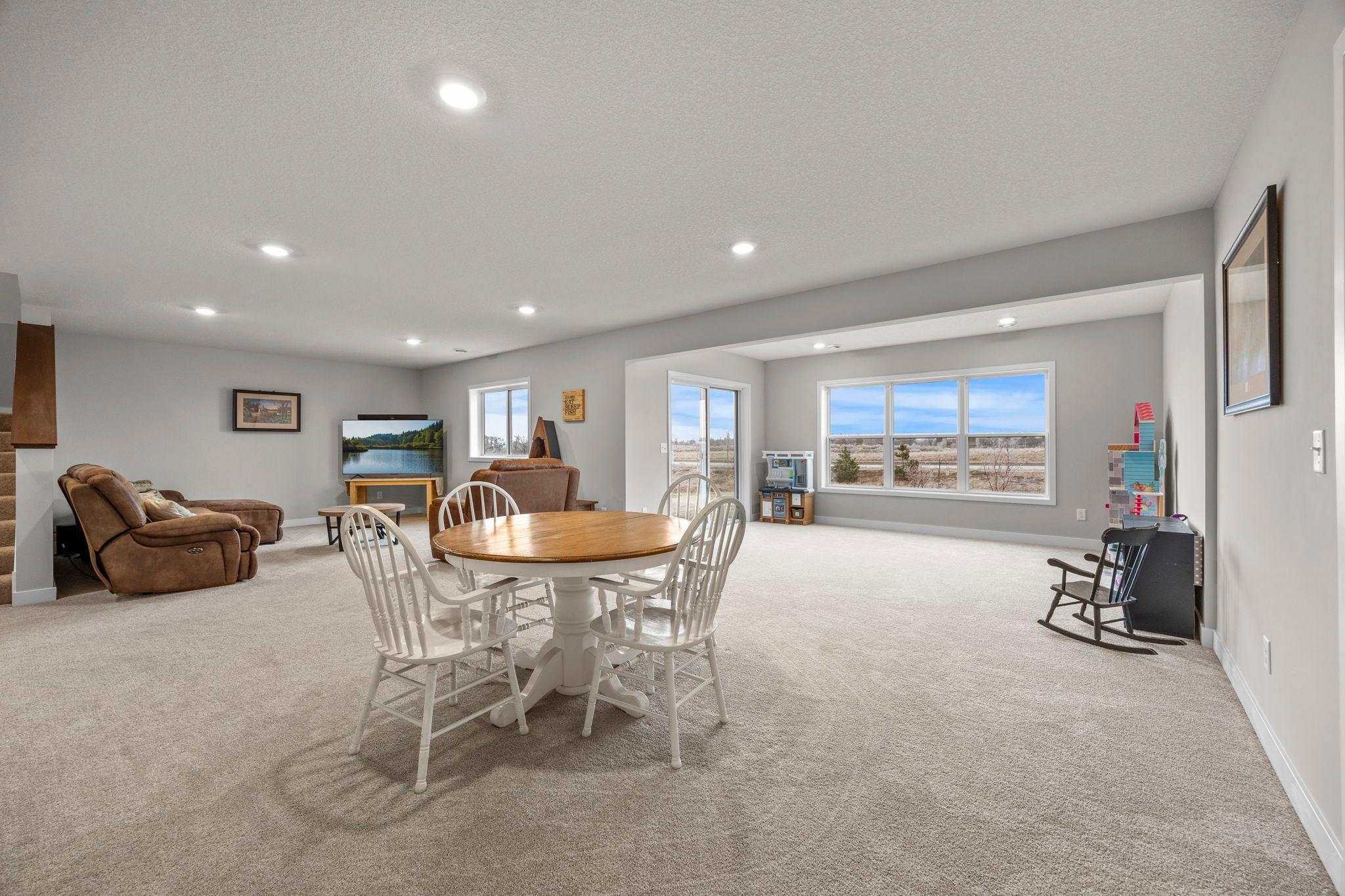 Walk-out lower level includes a spacious family/rec room!