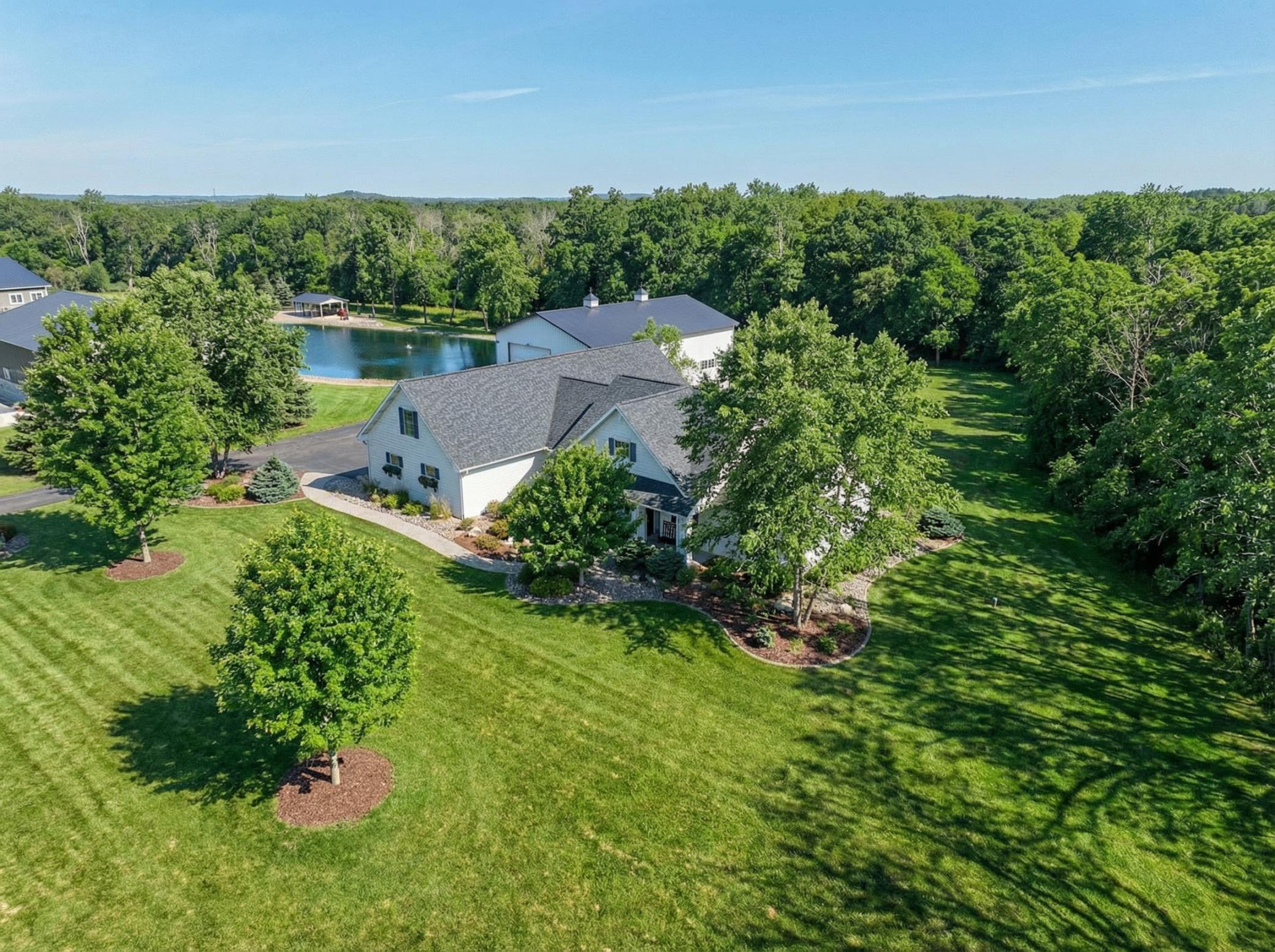 This picture has been altered to show green grass and trees.