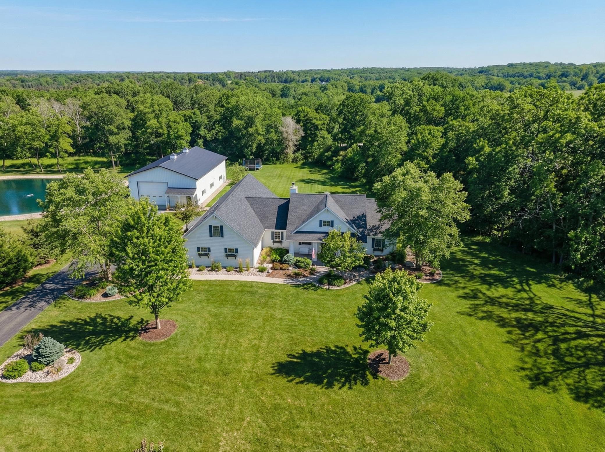 Picture has been altered to show green grass and trees.