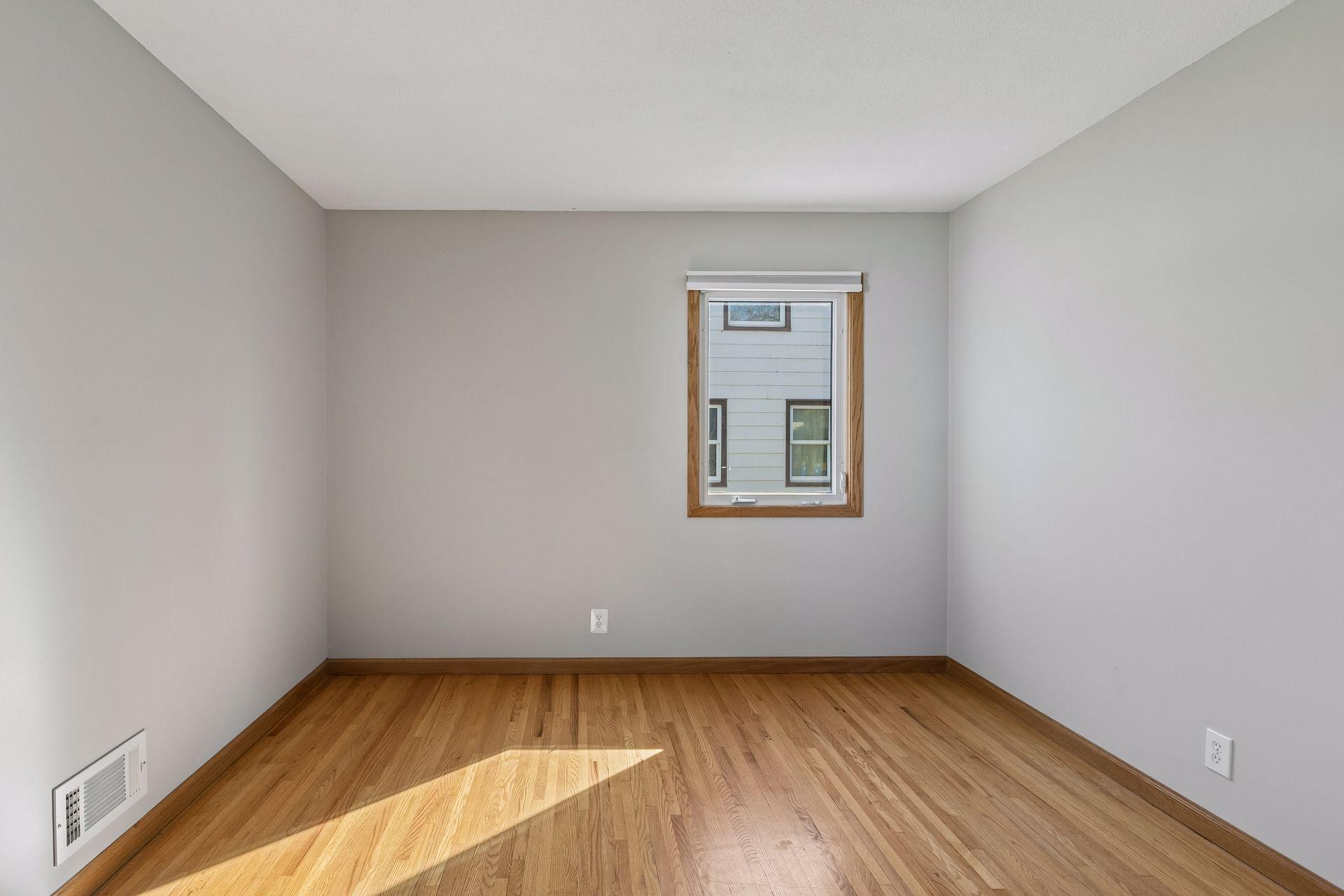 Most of the home has been freshly painted.