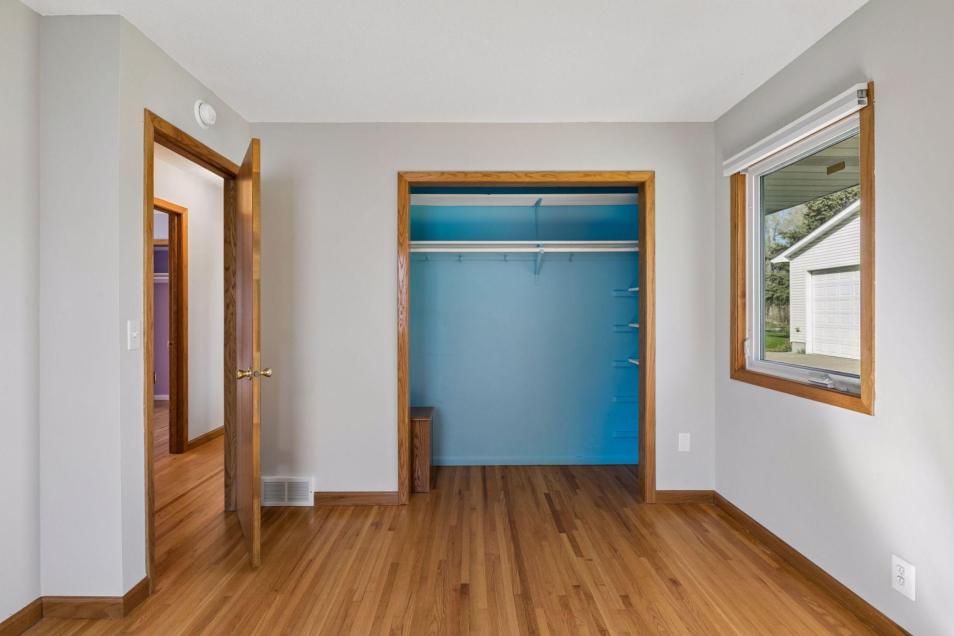 All of the bedrooms have generously sized closets.