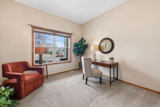 Spacious office/bedroom is available on the main level, which is so handy! Fresh neutral finishes throughout!