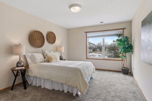 Large lower level bedroom.