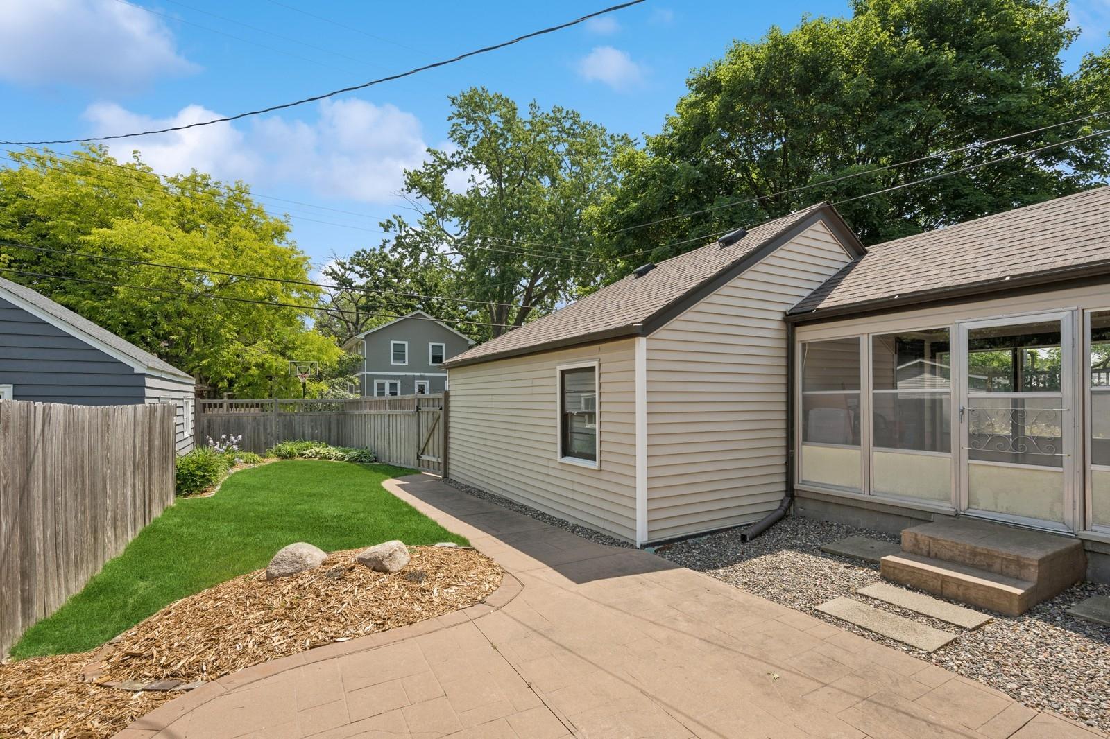 Additional patio for grilling and entertaining.