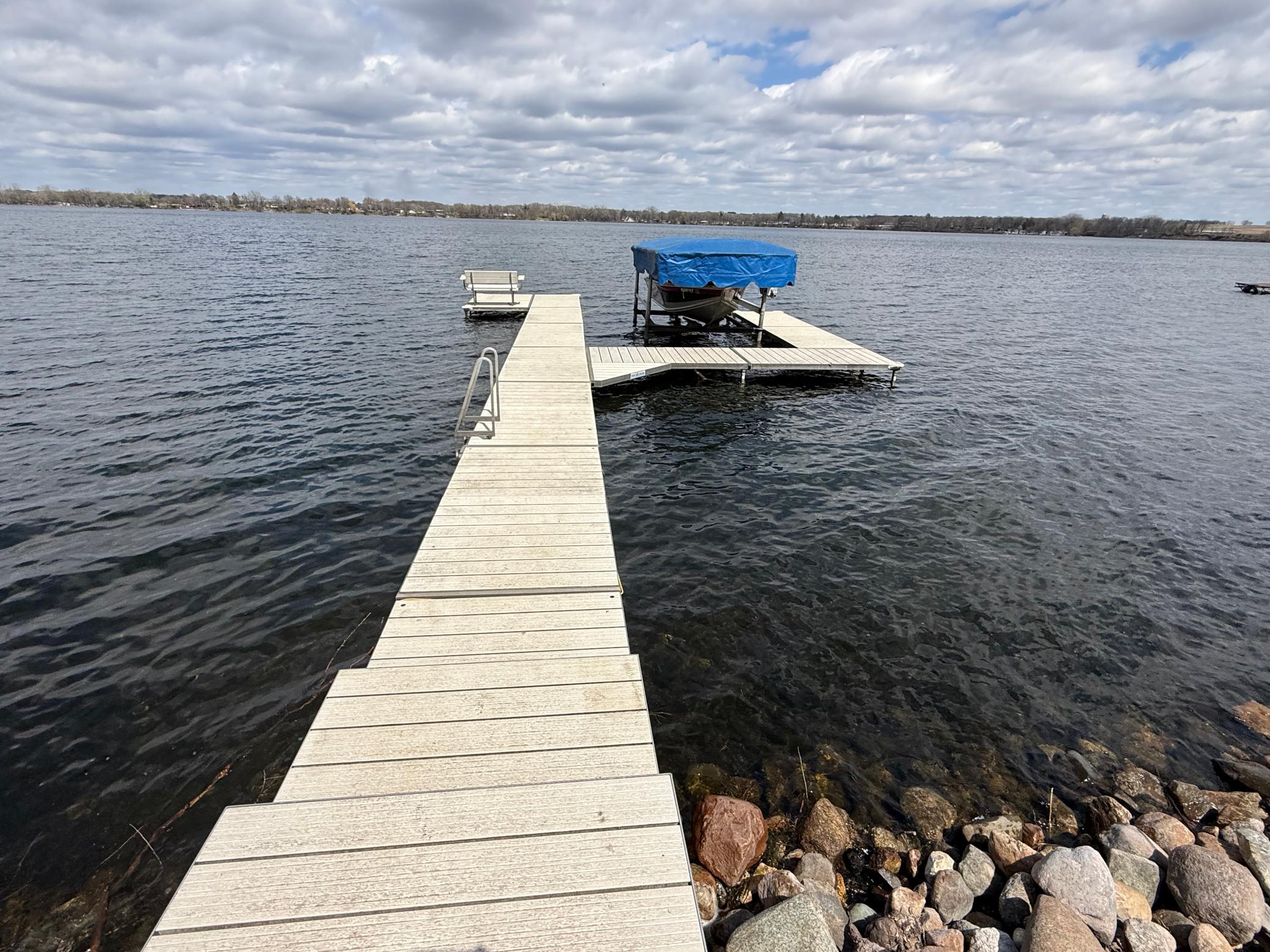 The bench…the perfect place to listen to the loons, and enjoy the peace of the lake.