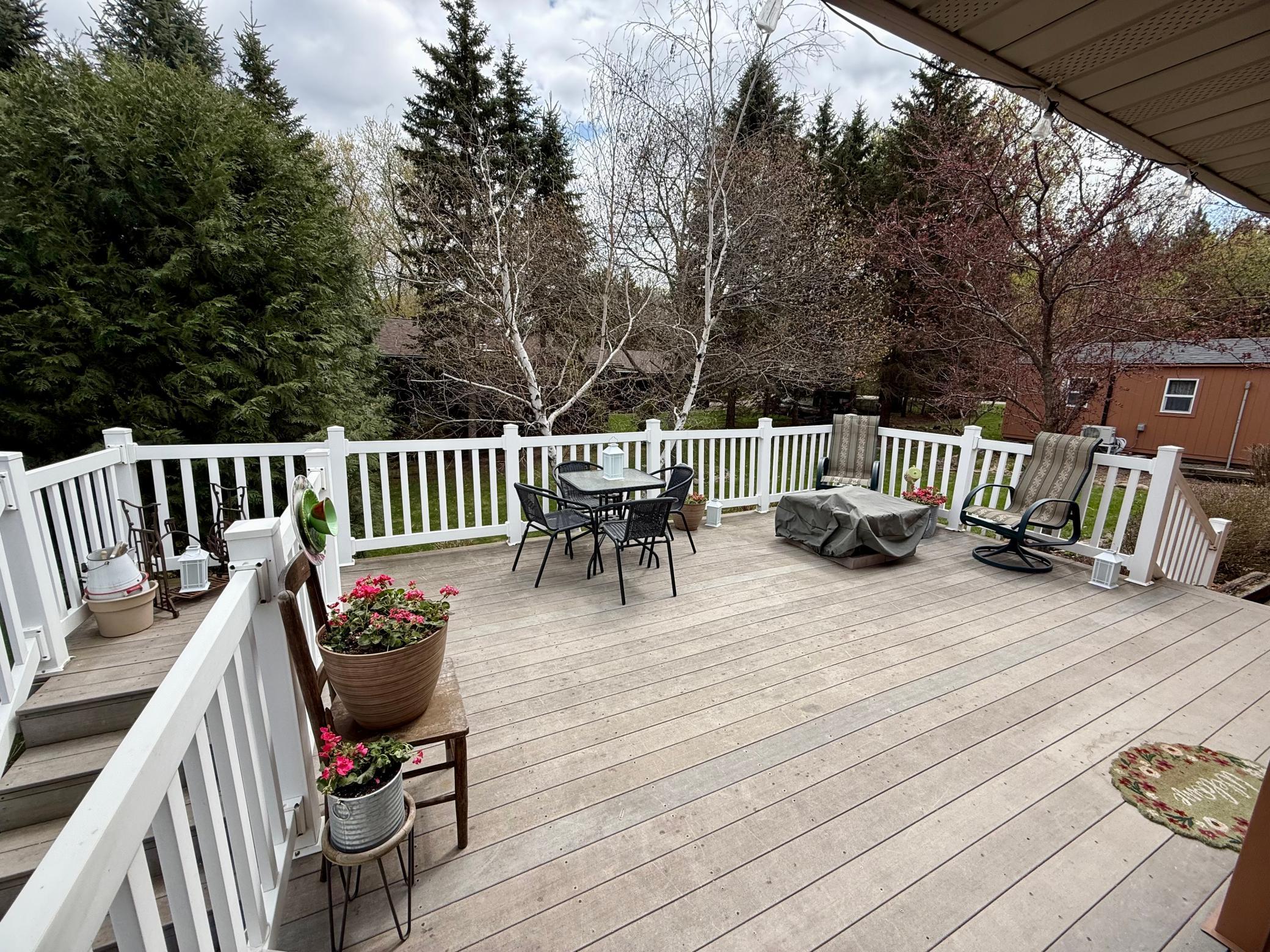 The tree lines make the property feel nice and secluded.