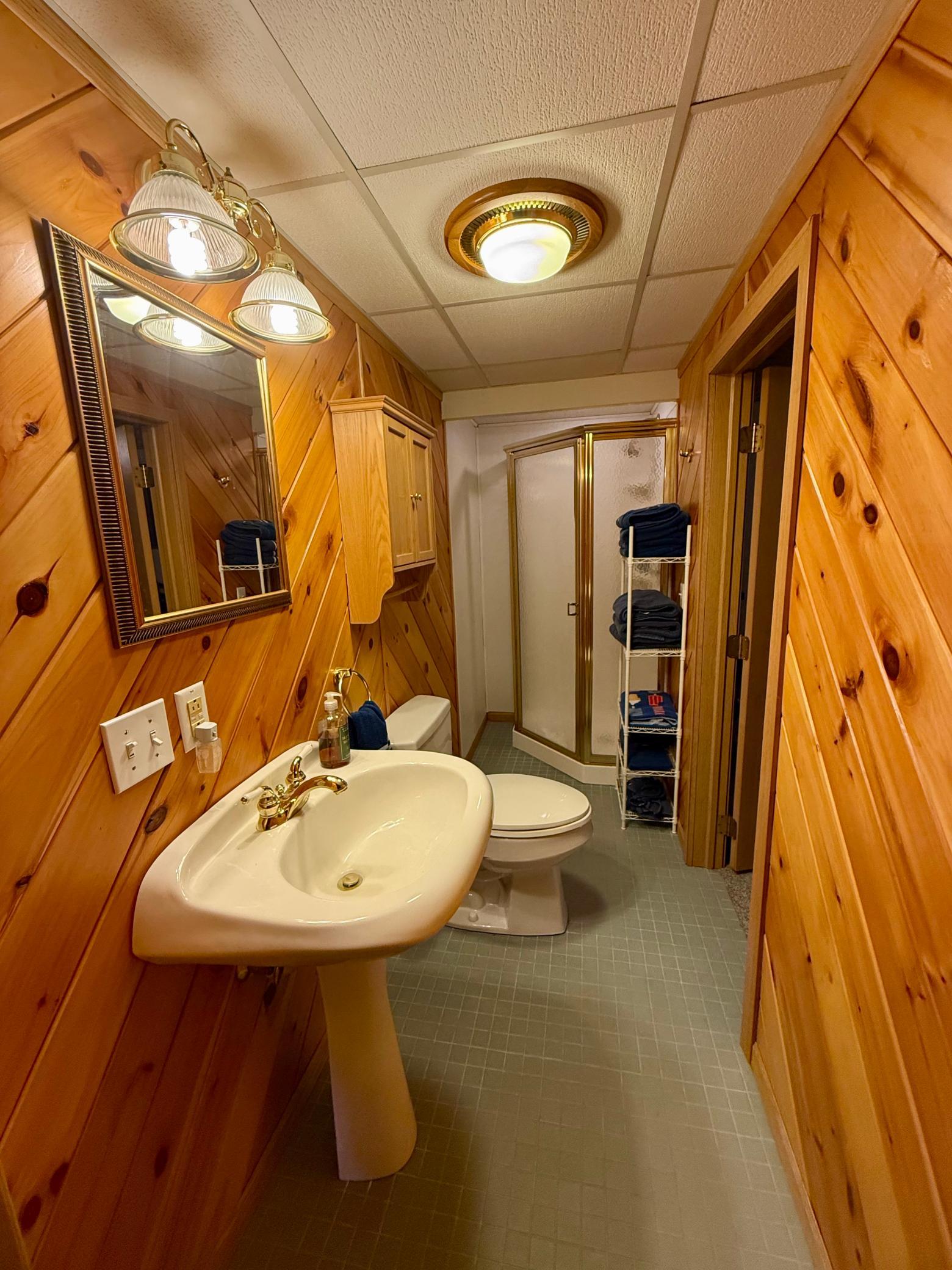 Basement 3/4 bathroom