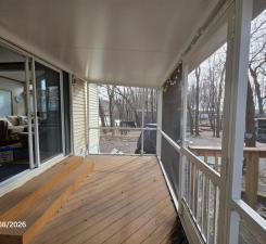 This beautiful sun room will double your living space! Enjoy summers at Cokato Lake RV Resort whether on the lake, in the RV, playing mini golf or many other great amenities!