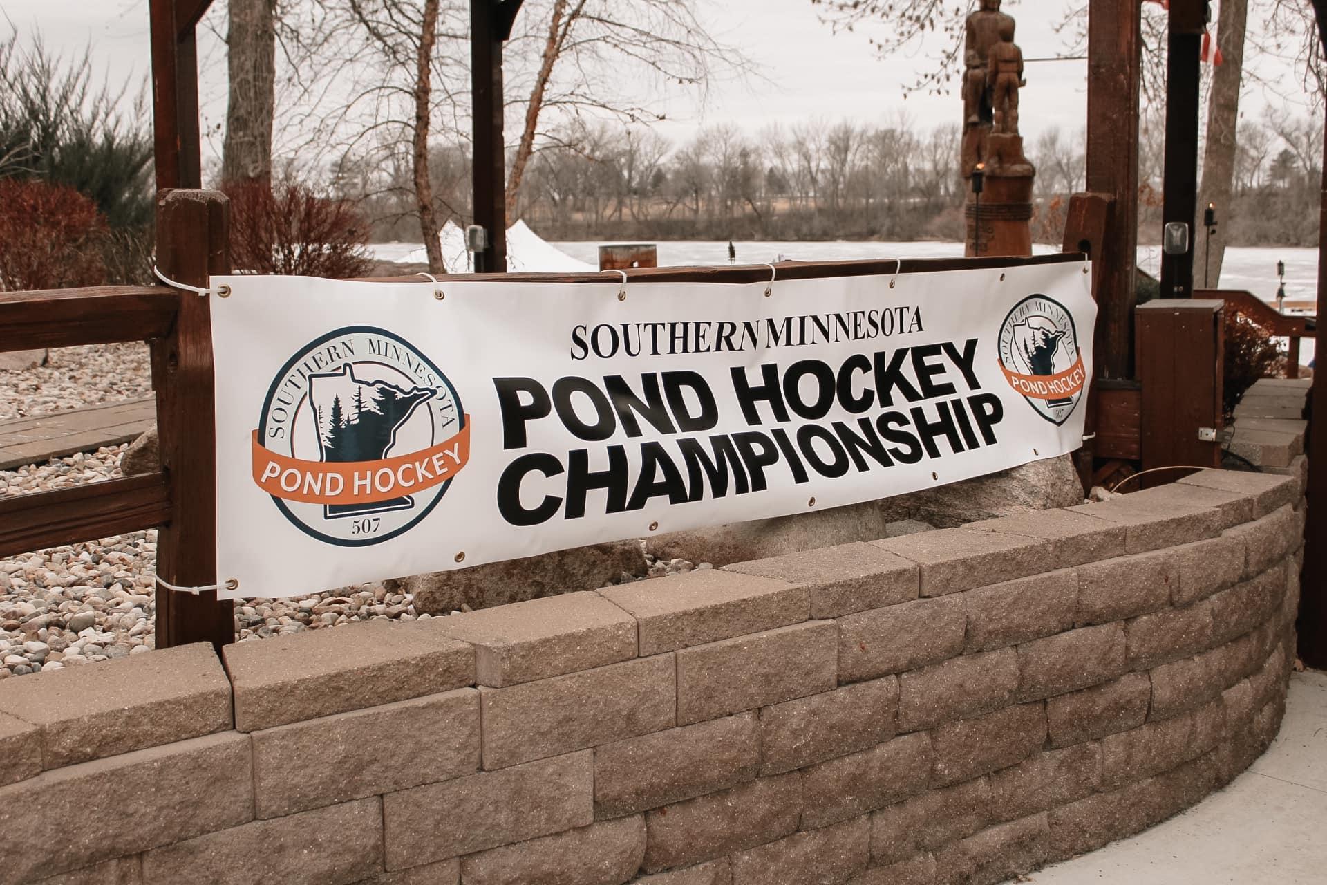 Annual Pond Hockey Hosted at the Marina