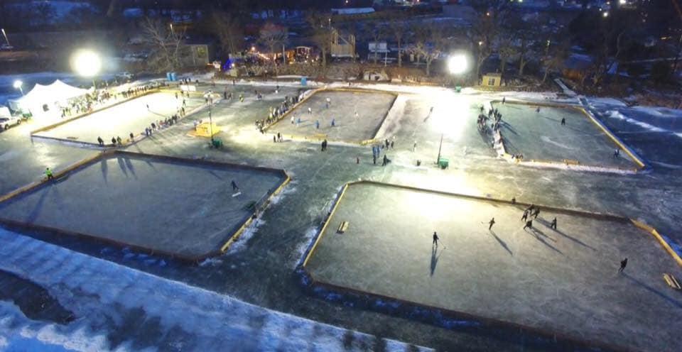 Pond Hockey Rinks