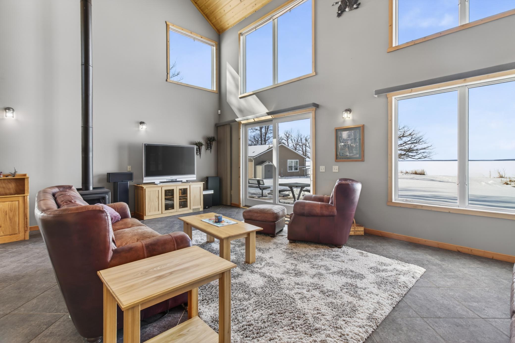 Two Story Living Room
